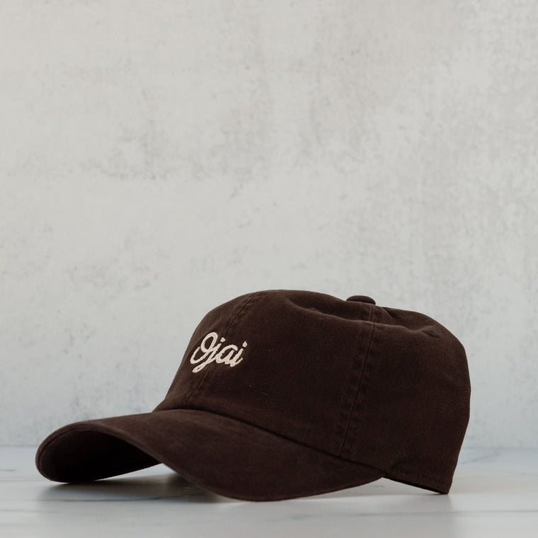 Ojai Cursive Hat Black